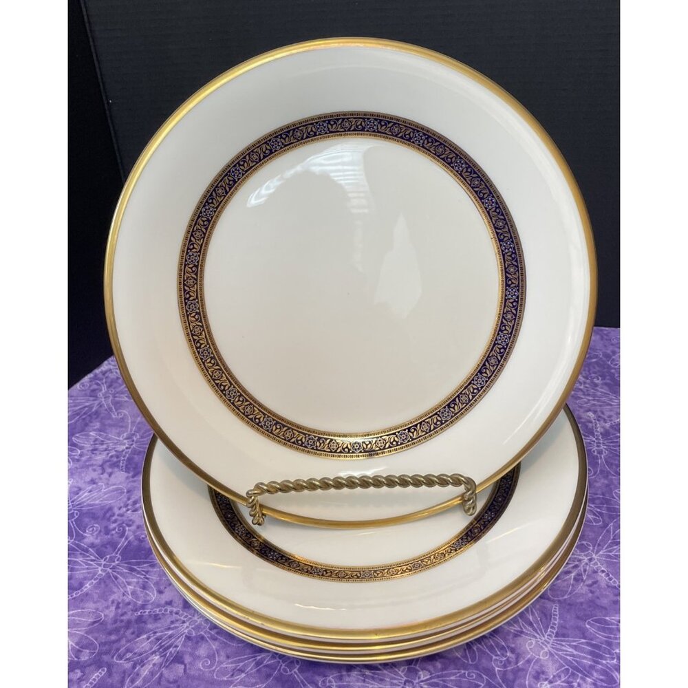 Royal Doulton Fine Bone China Harlow 8 Inch Salad Plates Plate 1973 Set Of 4